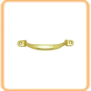 Victorian Polished Brass Pull Handle