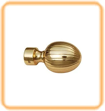 Polished Finish Brass Curtain Finial – Premium Brass Fittings | Global Blitz Exports